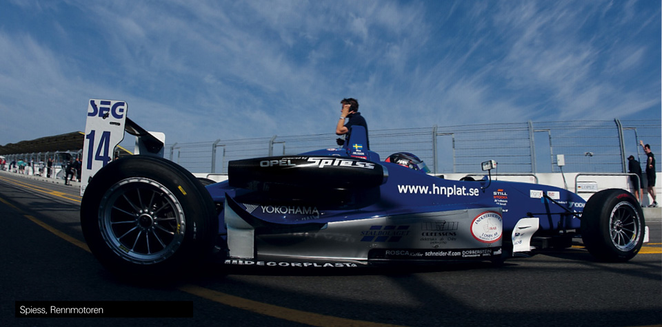 Referenz Print, Kunde von Gnas Marketing: Spiess, Rennmotoren